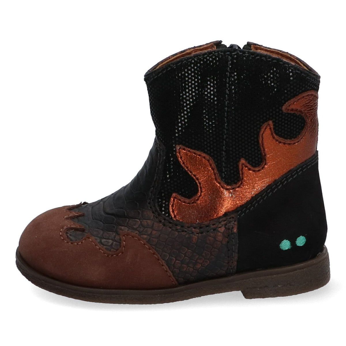 Cassidy Classic Cowboy Boots Meisjes Zwart Koper