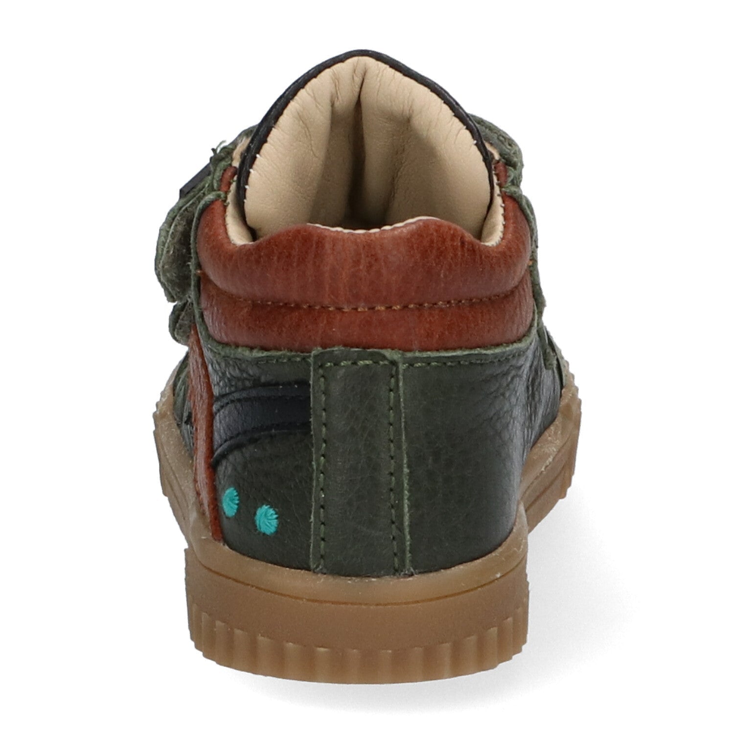 Eric Eerlijk Hoge Sneakers Jongens Groen Bruin