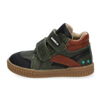 Eric Eerlijk Hoge Sneakers Jongens Groen Bruin