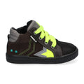 Evert Eerlijk Hoge Sneakers Jongens Groen Neon