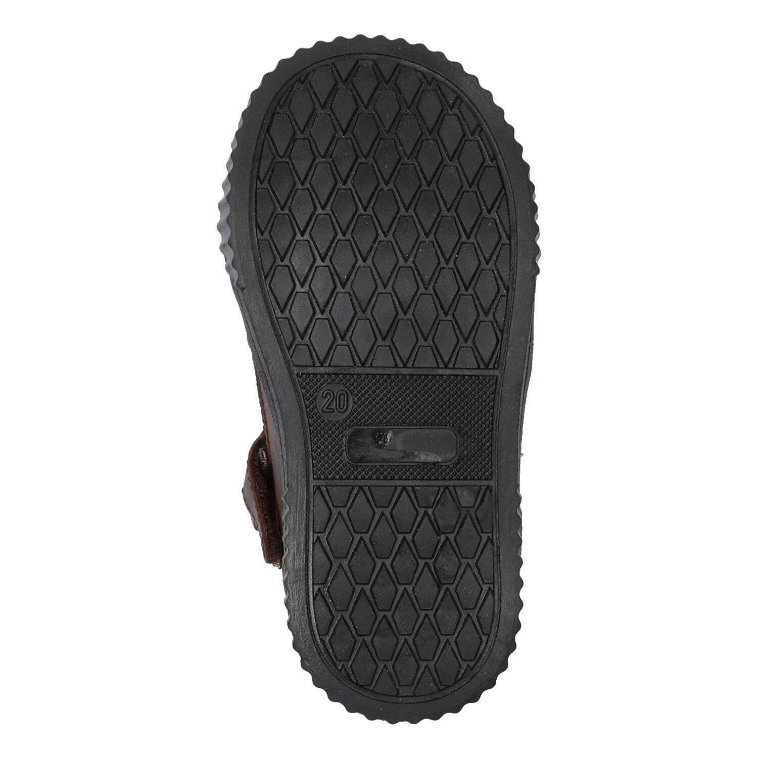 Evert Eerlijk Hoge Sneakers Jongens Bruin Oranje