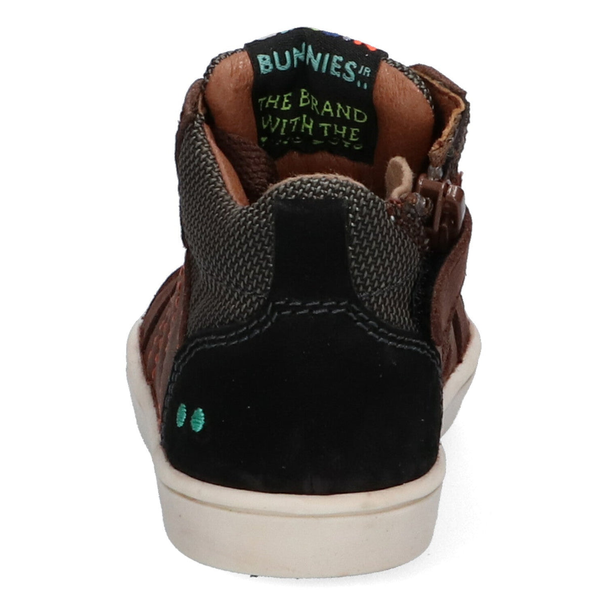 Pol Pit Hoge Sneakers Jongens Bruin