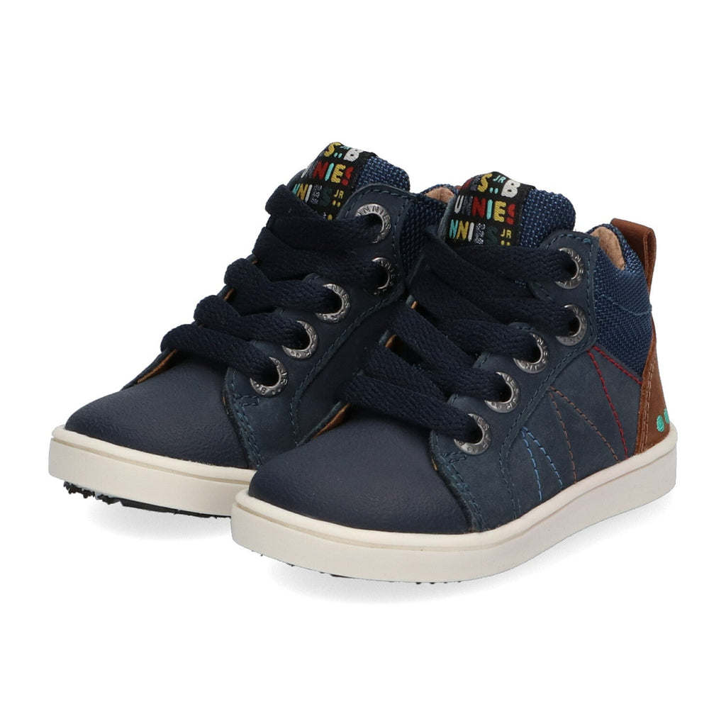 Pol Pit Hoge Sneakers Jongens Blauw