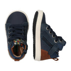 Pol Pit Hoge Sneakers Jongens Blauw