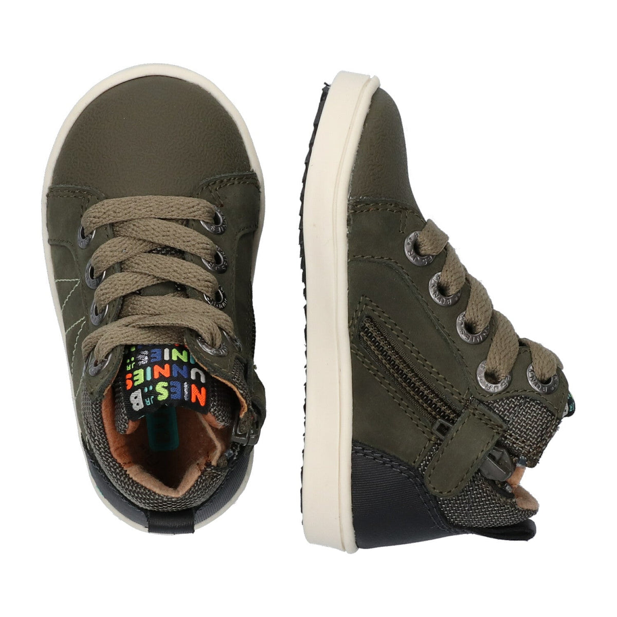 Pol Pit Hoge Sneakers Jongens Groen