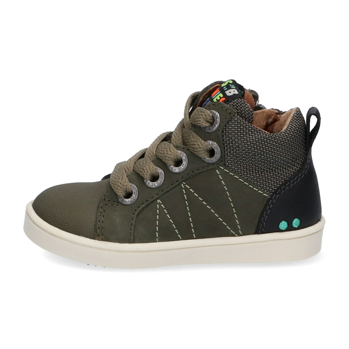 Pol Pit Hoge Sneakers Jongens Groen