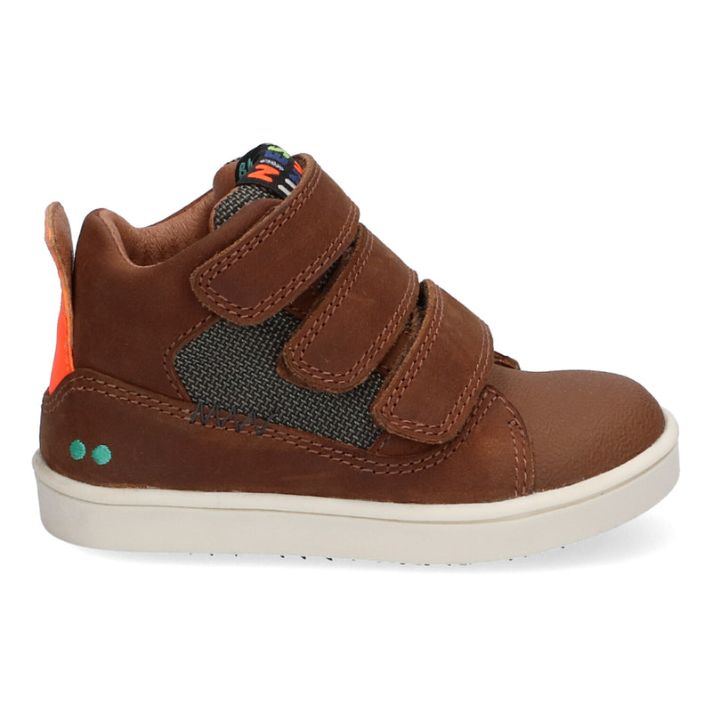 BunniesJR Patrick Pit hoge sneakers jongens bruin