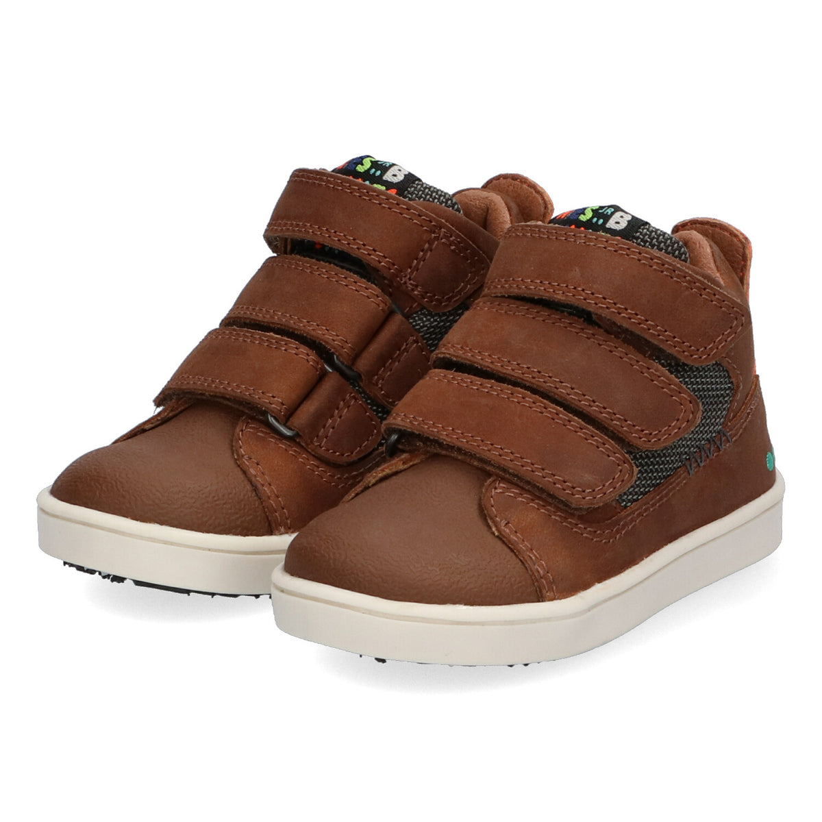 BunniesJR Patrick Pit hoge sneakers jongens bruin