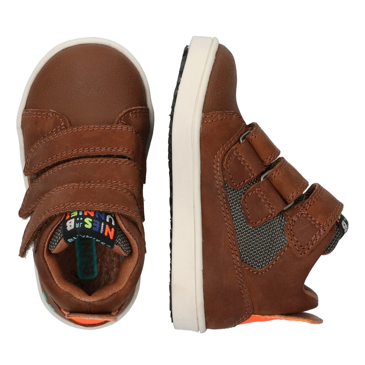 Patrick Pit Hoge Sneakers Jongens Bruin