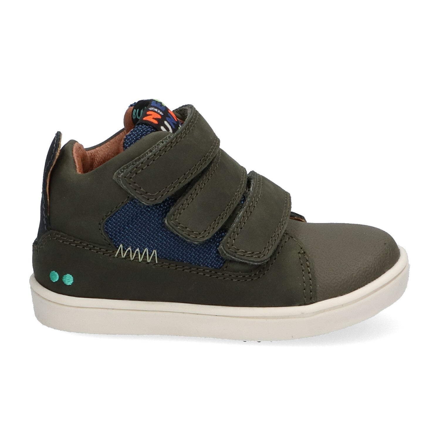 Patrick Pit Hoge Sneakers Jongens Blauw Groen