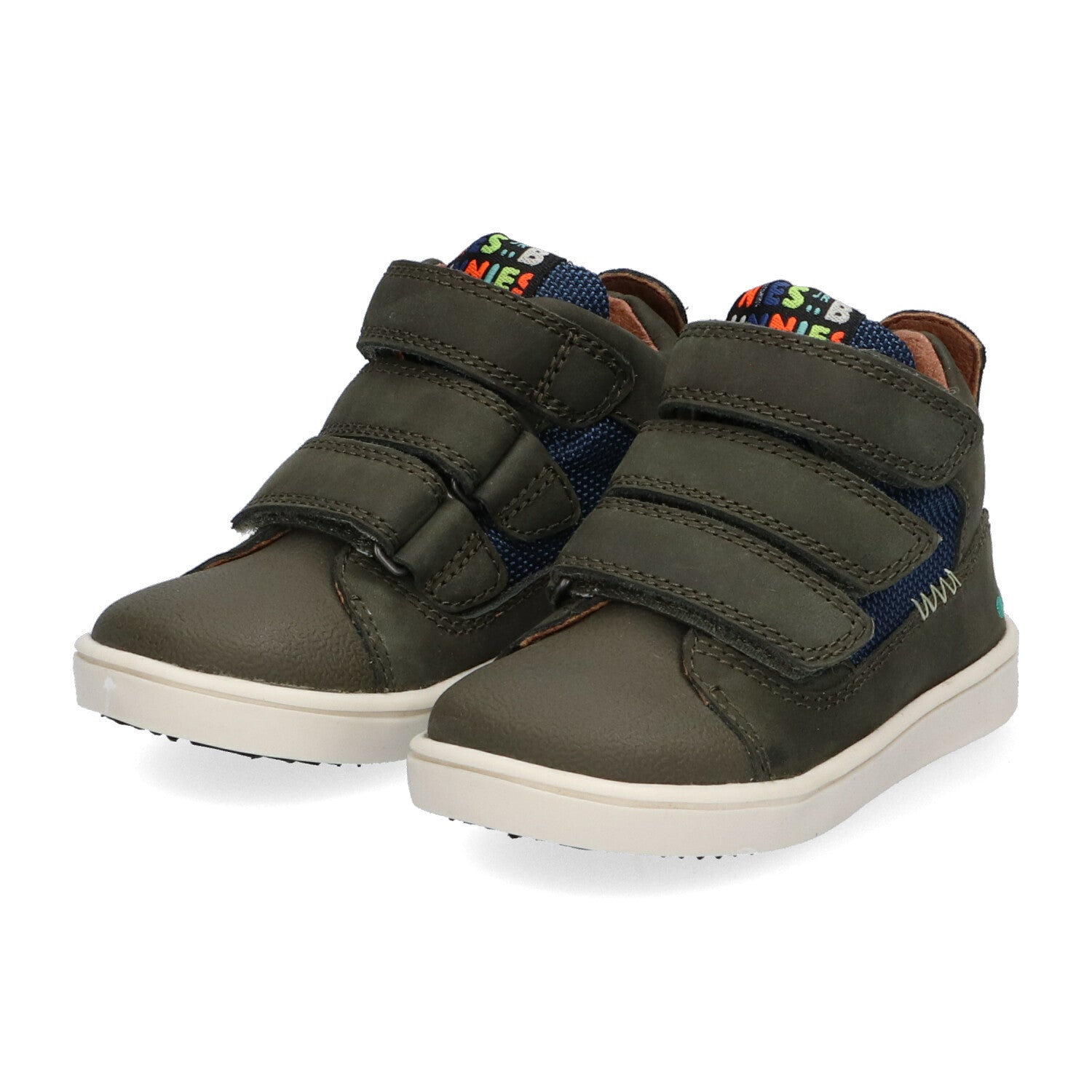 Patrick Pit Hoge Sneakers Jongens Blauw Groen