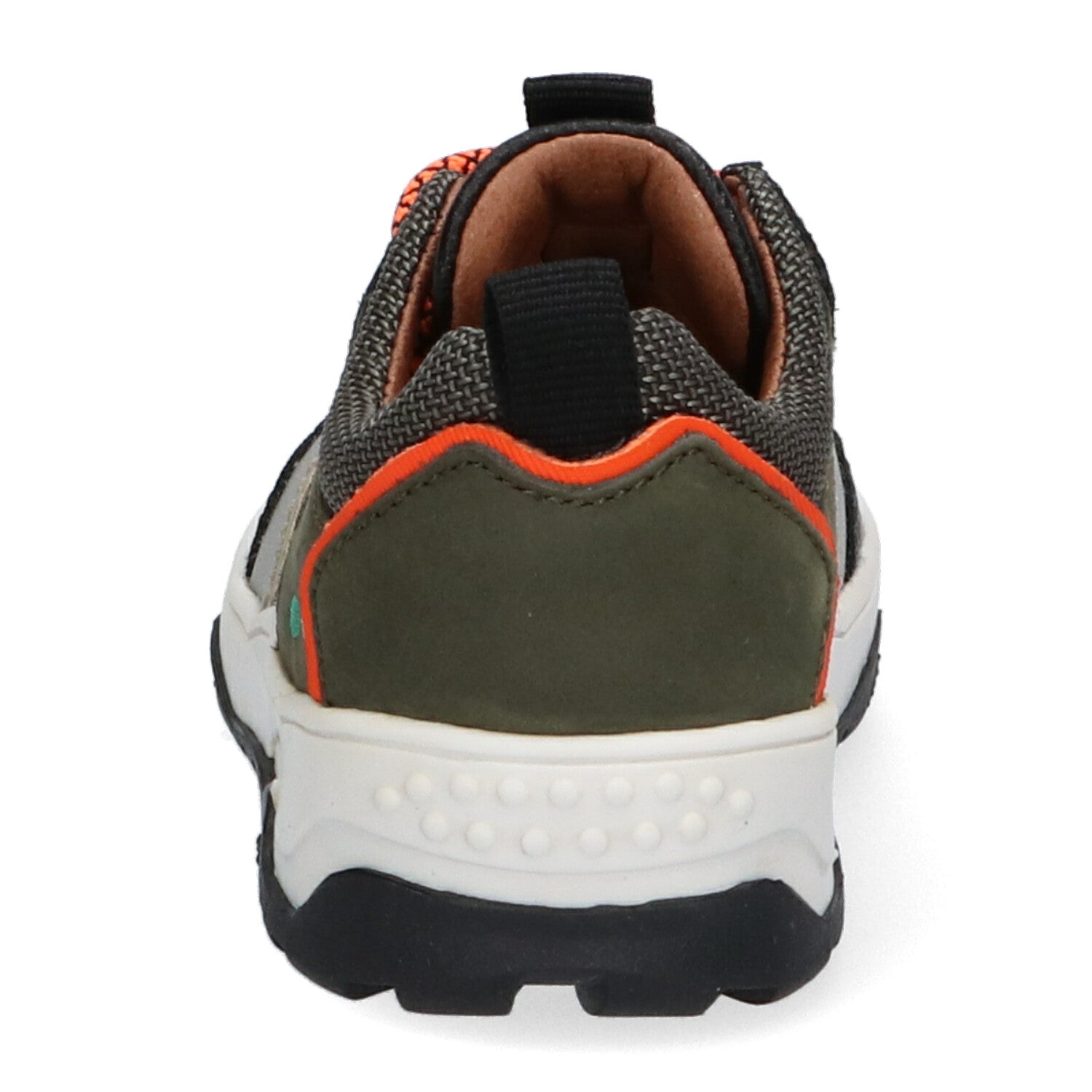 Charlie Chunky Lage Sneakers Jongens Grijs Oranje