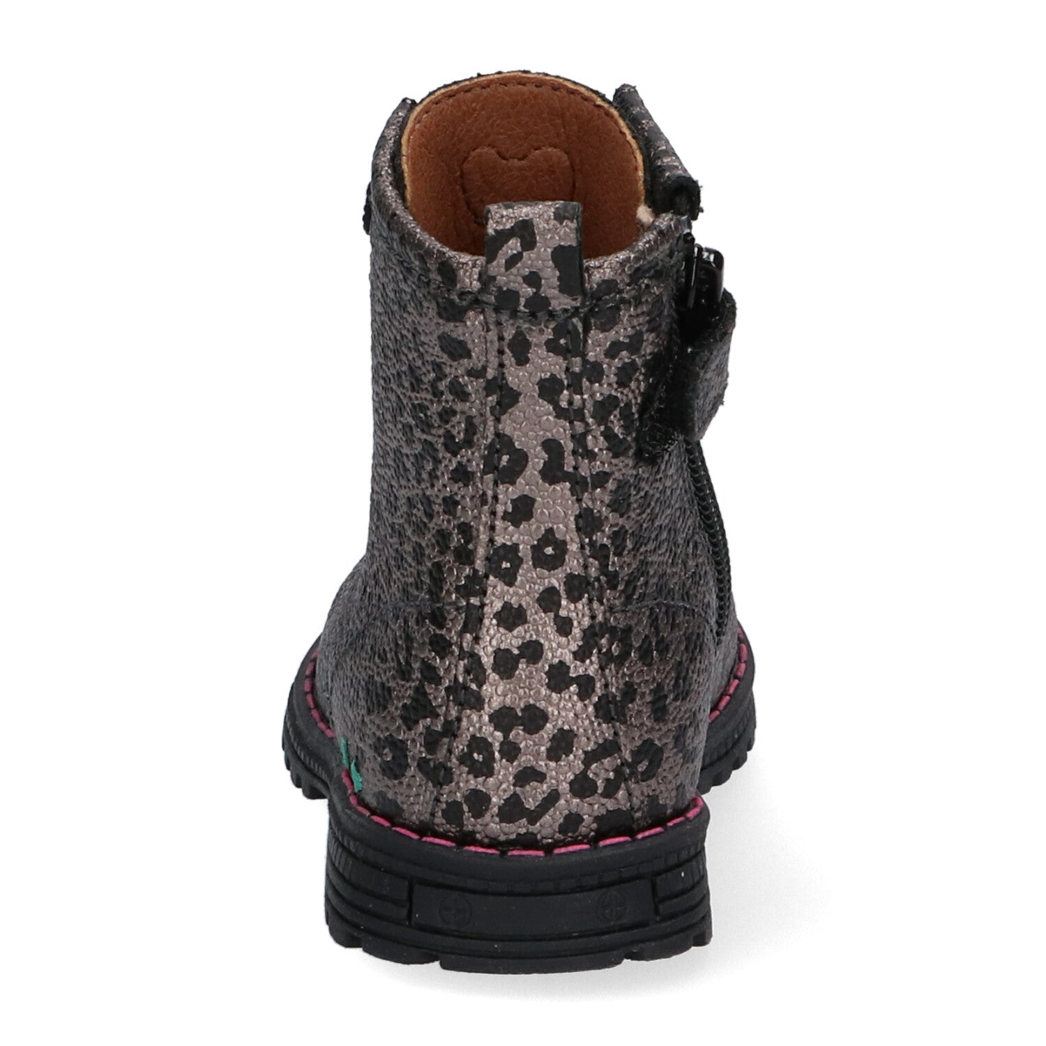 Thijs Trots Biker Boots Meisjes Zilver Panter