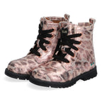 Thijs Trots Biker Boots Meisjes Roze Panter
