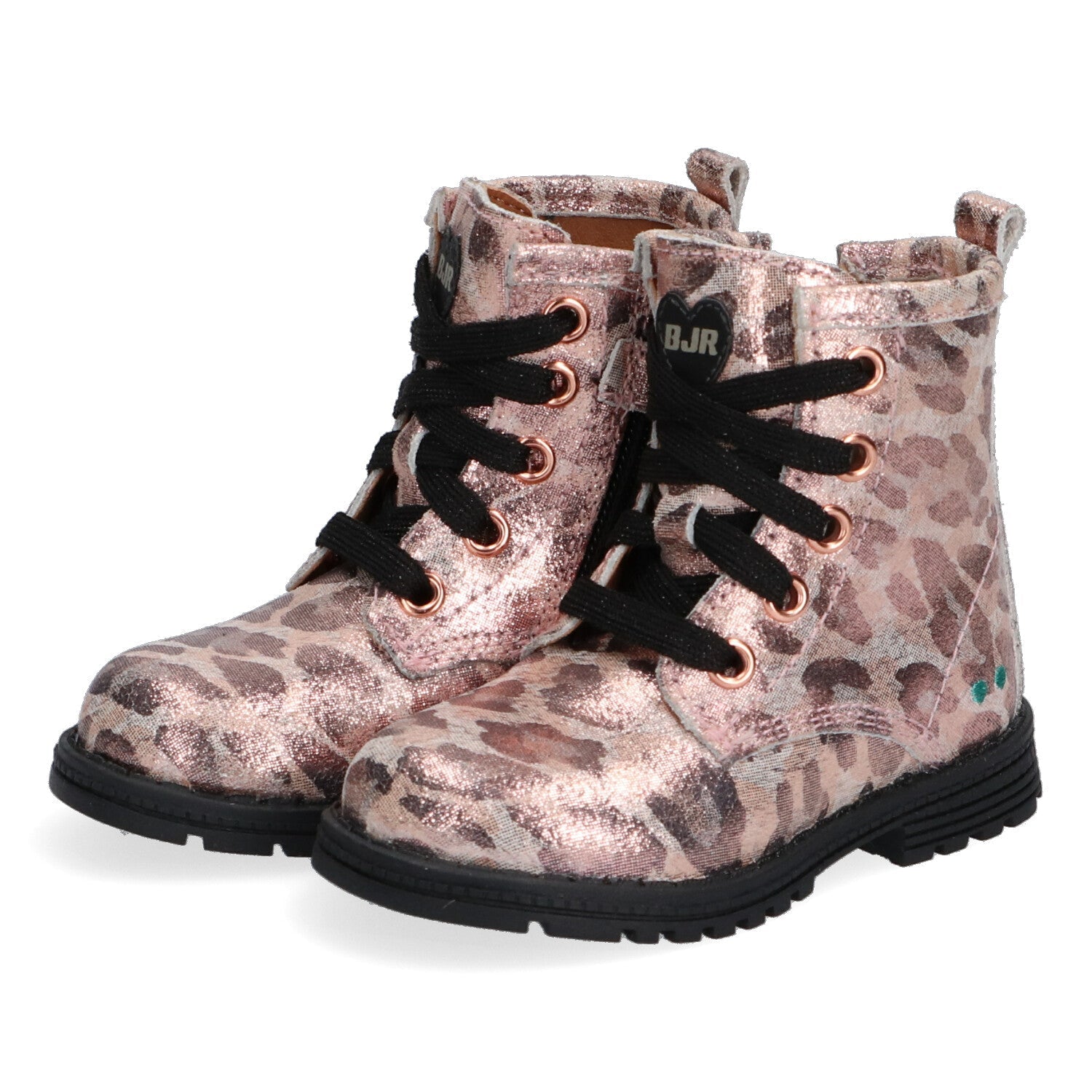 Thijs Trots Biker Boots Meisjes Roze Panter