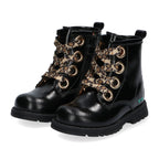 Tosca Trots Combat Boots Meisjes Zwart