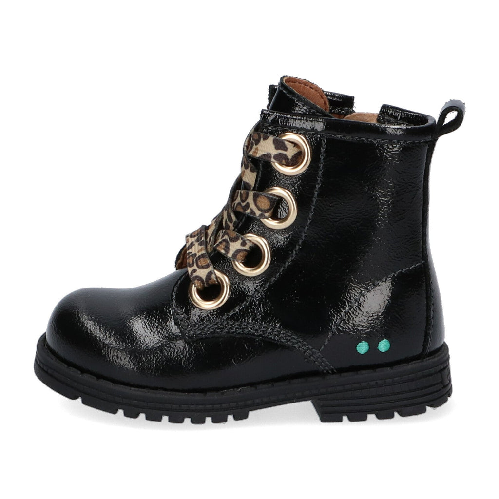 Tosca Trots Combat Boots Meisjes Zwart