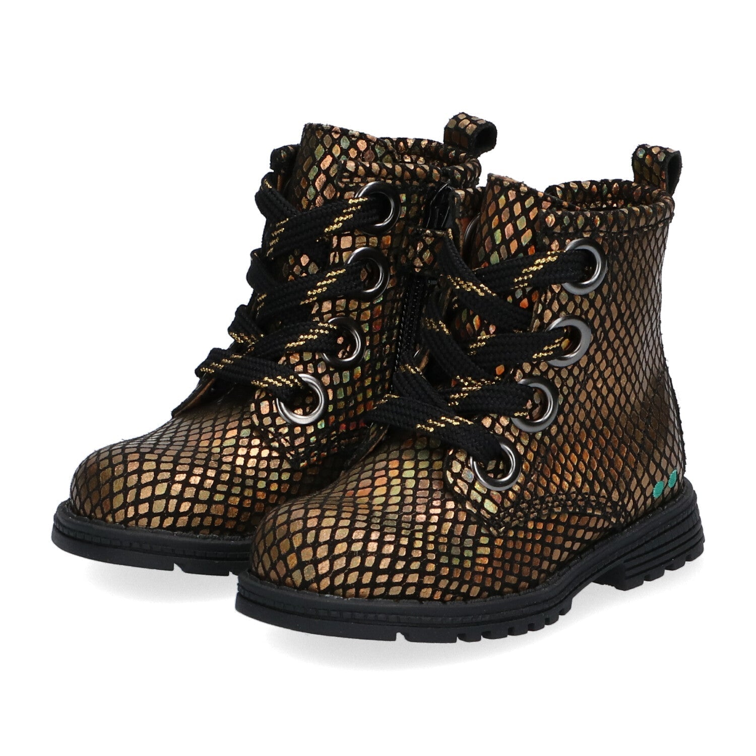 Tosca Trots Combat Boots Meisjes Goud