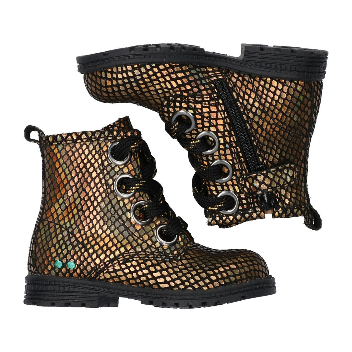 Tosca Trots Combat Boots Meisjes Goud