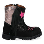 Tinka Trots Cowboy Boots Meisjes Zwart Roze