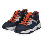 Giel Gein Hoge Sneakers Jongens Blauw Oranje