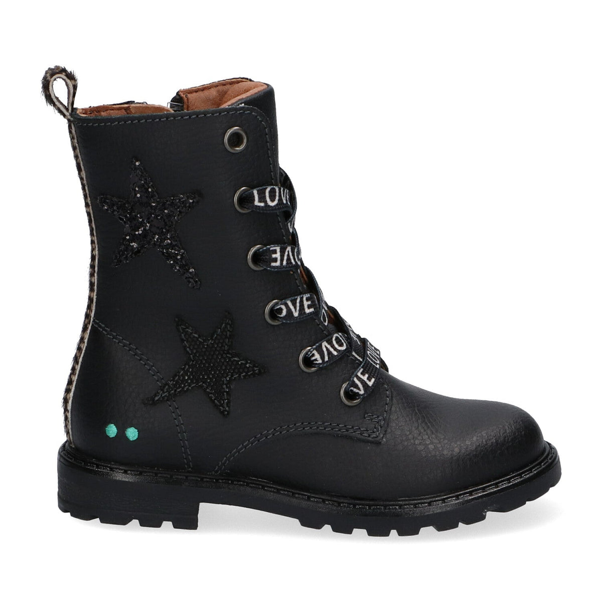 Hilde Hot Biker Boots Meisjes Zwart