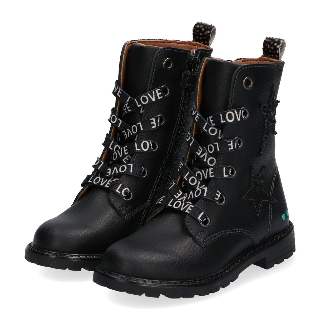 Hilde Hot Biker Boots Meisjes Zwart