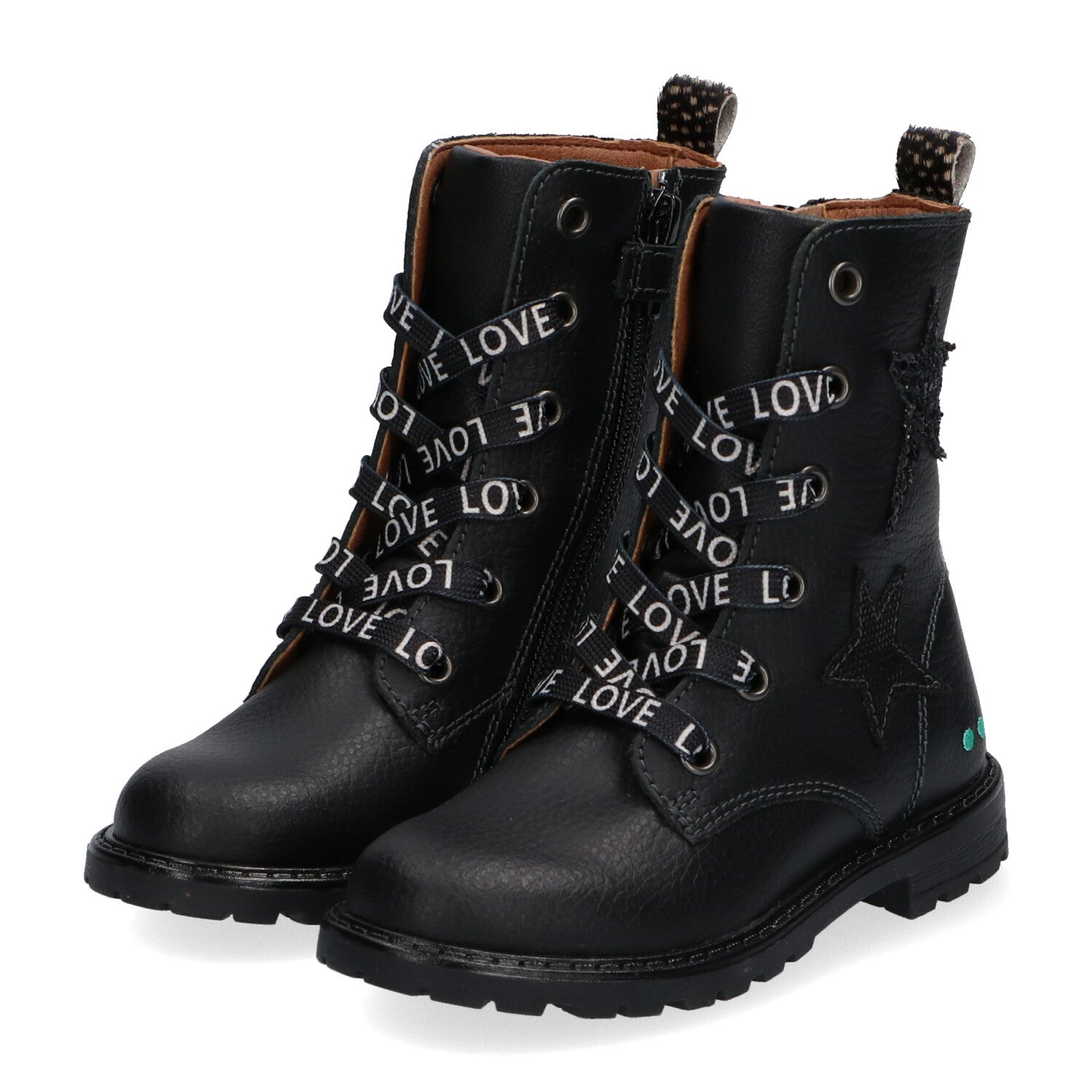 Hilde Hot Biker Boots Meisjes Zwart