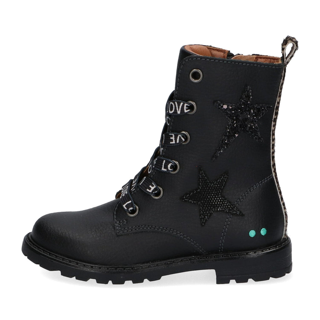 Hilde Hot Biker Boots Meisjes Zwart