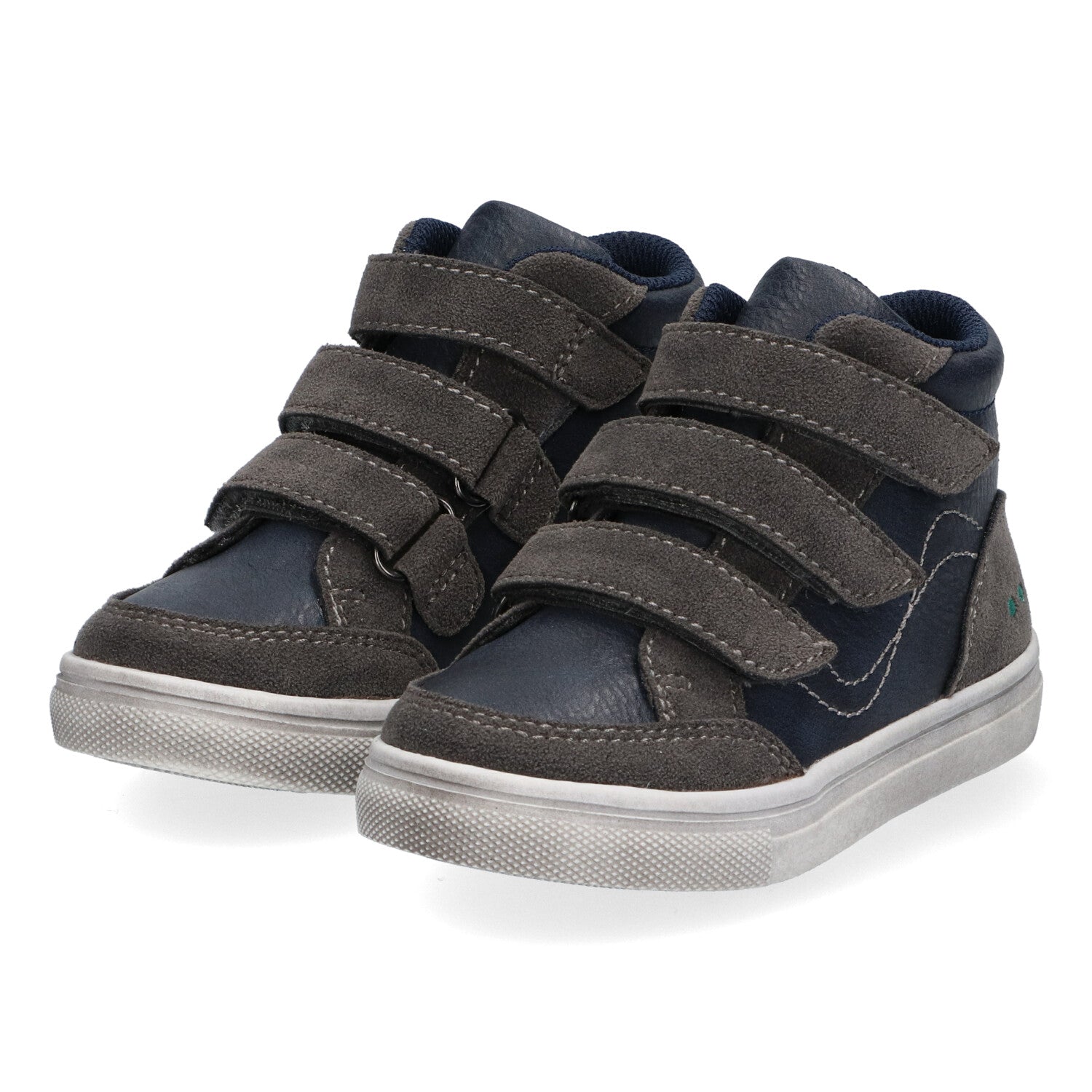 Joy Jayce Hoge Sneakers Jongens Blauw Grijs