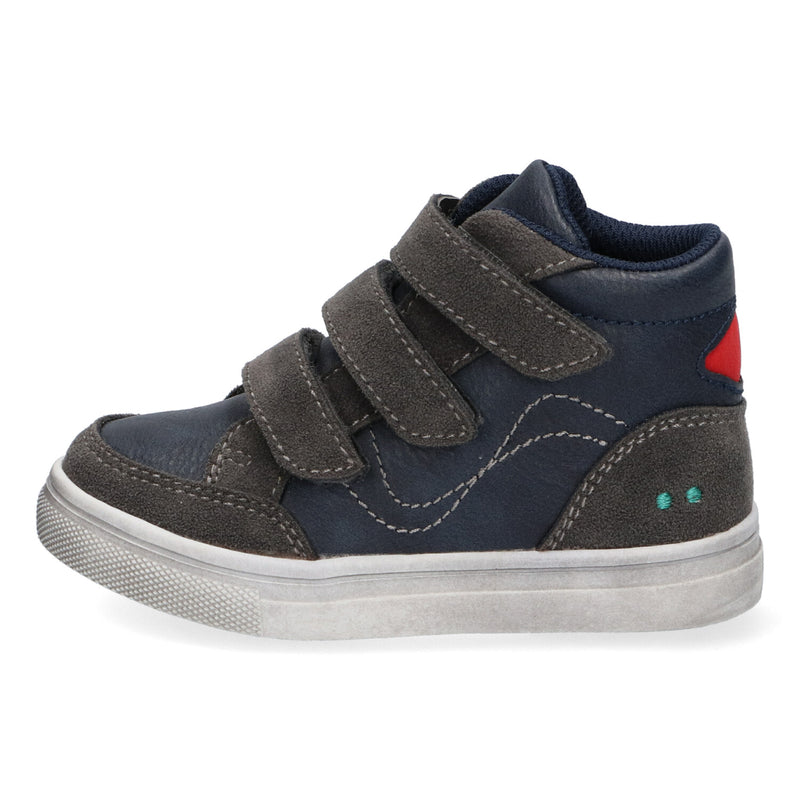 BunniesJR Hoge Sneakers Jongens Blauw Grijs