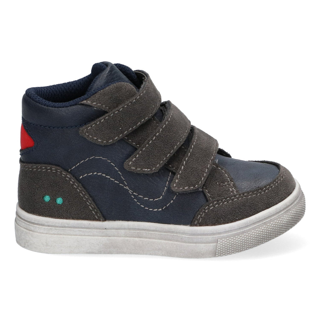Joy Jayce Hoge Sneakers Jongens Blauw Grijs