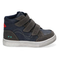 Joy Jayce Hoge Sneakers Jongens Blauw Grijs