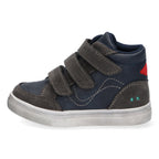 Joy Jayce Hoge Sneakers Jongens Blauw Grijs