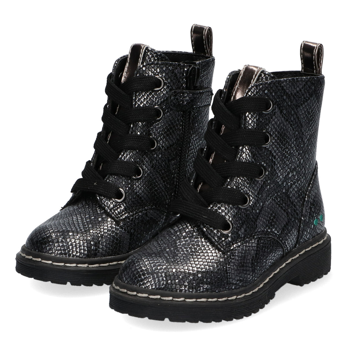 BunniesJR Biker Bea meisjeslaarzen grijs print