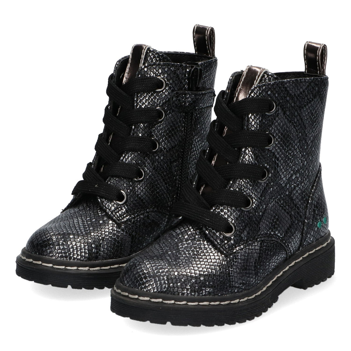 Biker Bea Biker Boots Meisjes Zilver Snake