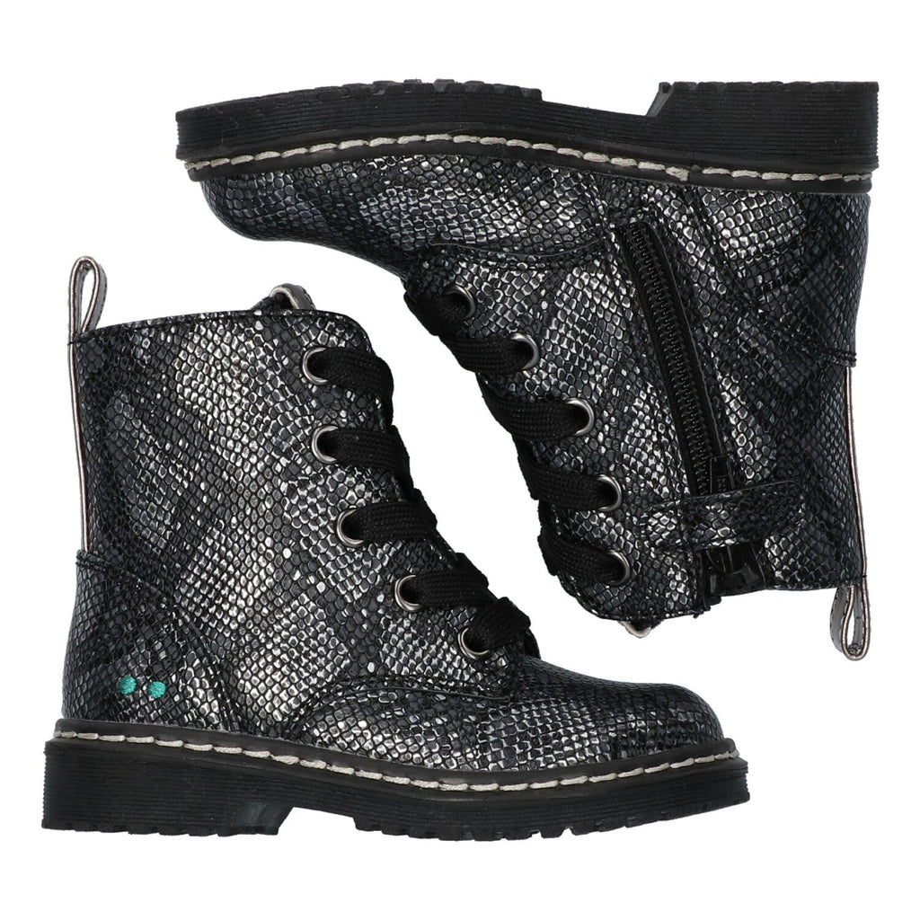 Biker Bea Biker Boots Meisjes Zilver Snake