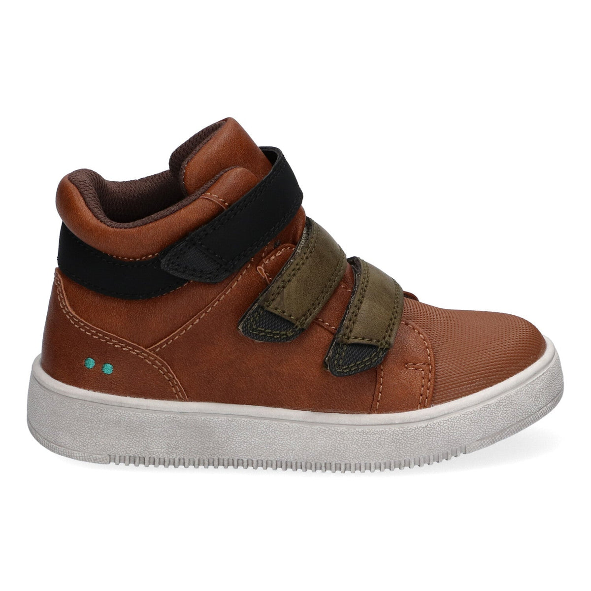 Vega Velcro Hoge Sneakers Jongens Bruin
