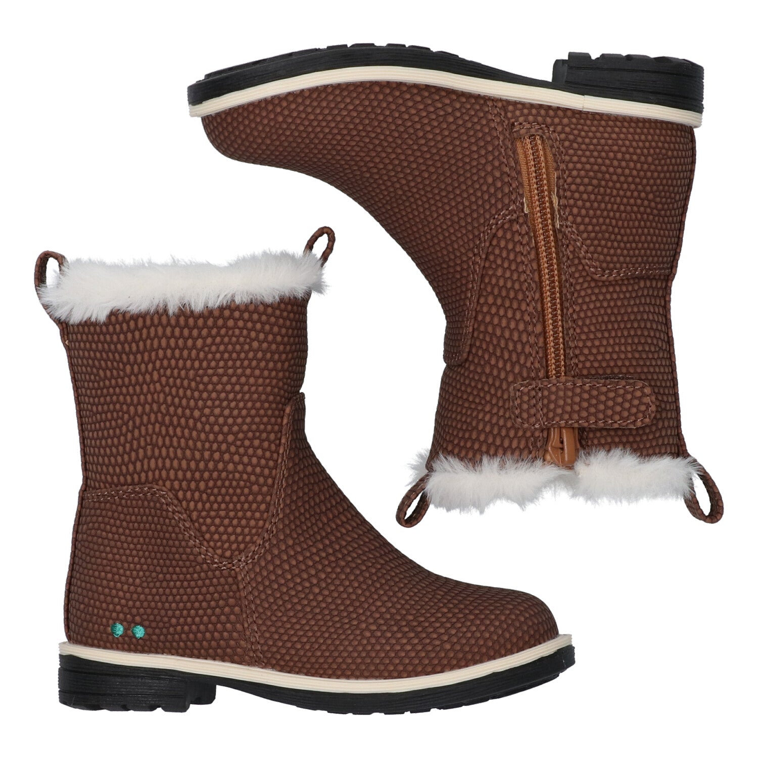 Ollie Oxford Enkellaarsjes Meisjes Bruin