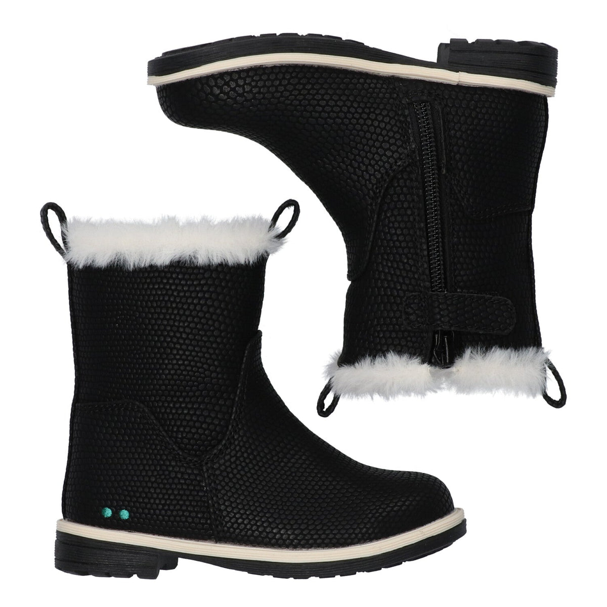 Ollie Oxford Enkellaarsjes Meisjes Zwart