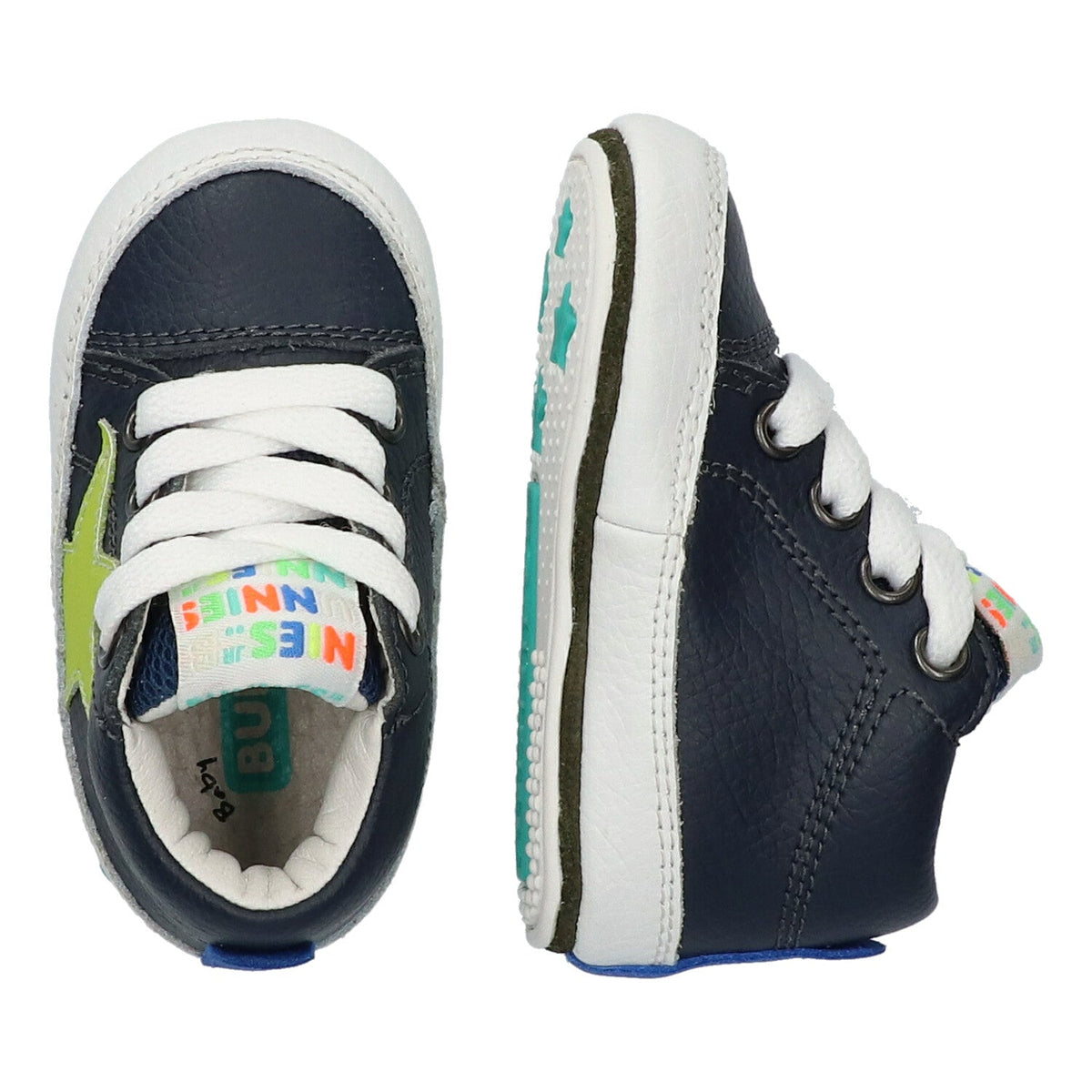 Zukke Zacht Babysneakertjes Jongens Blauw Ster