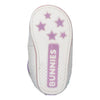 BunniesJR Babysneakertjes Meisjes Wit Glitter Lila