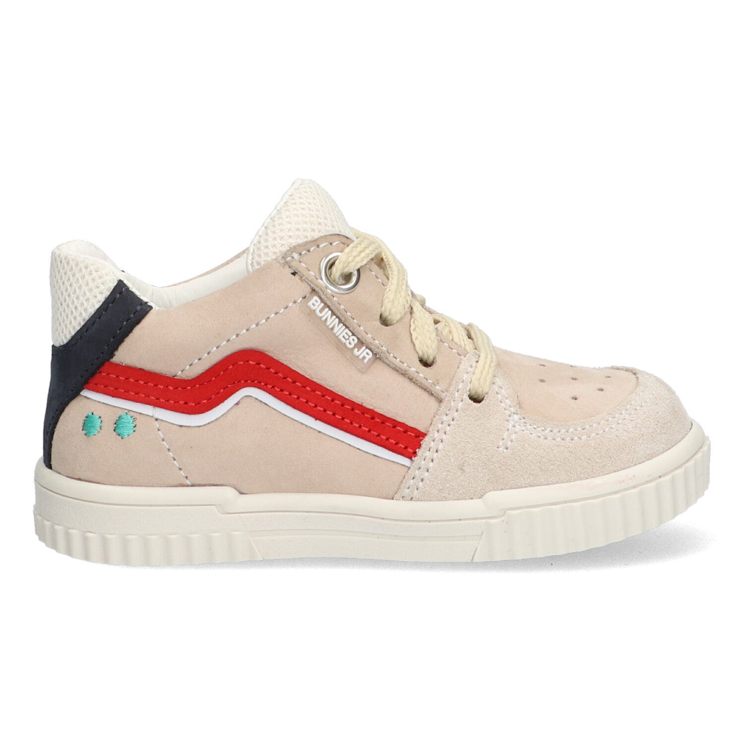 Ellis Eerlijk Lage Sneakers Jongens Beige Rood