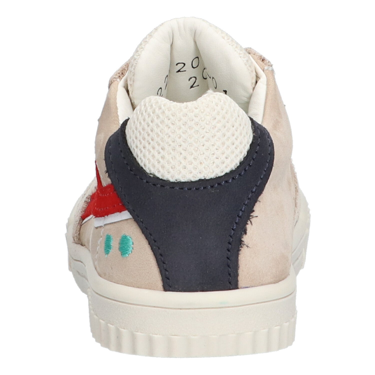 Ellis Eerlijk Lage Sneakers Jongens Beige Rood