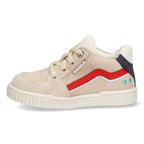Ellis Eerlijk Lage Sneakers Jongens Beige Rood