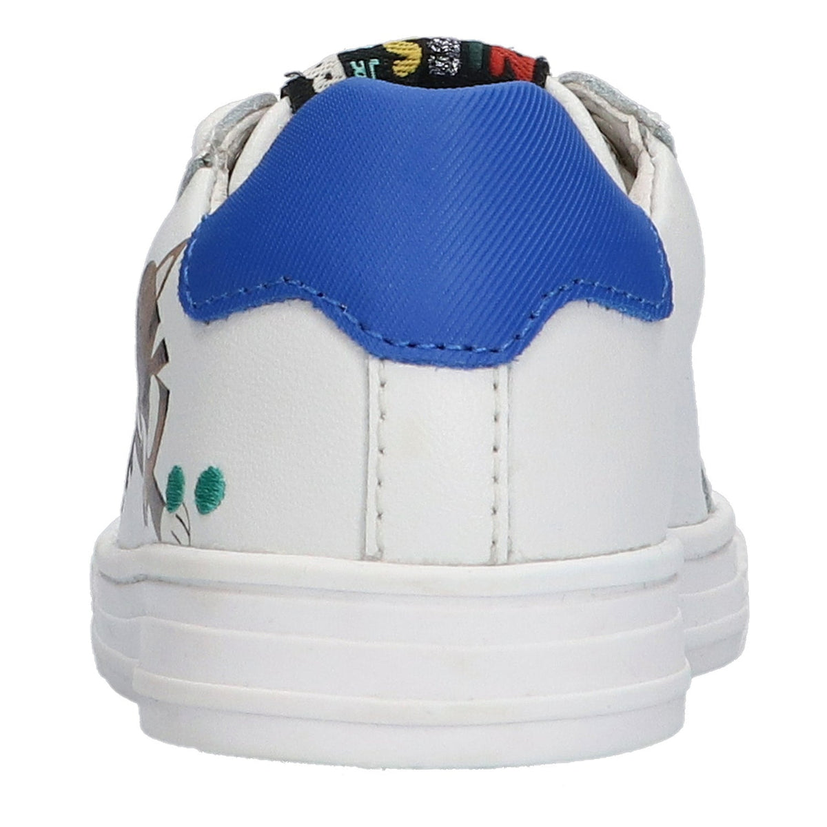 Fiona Ferm Lage Sneakers Jongens Wit Tijger