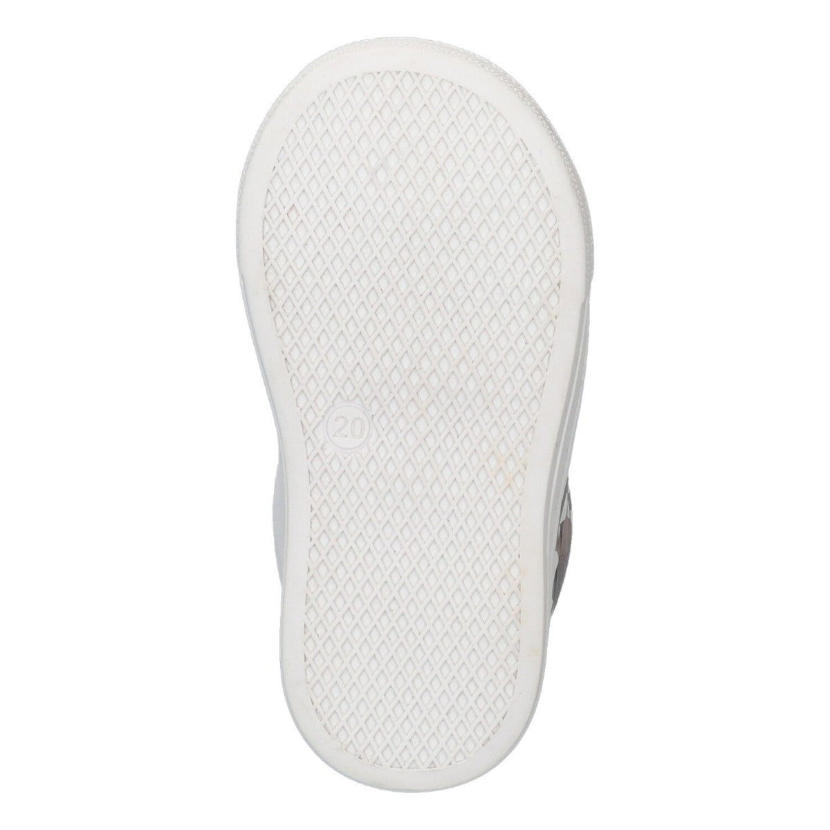 Fiona Ferm Lage Sneakers Jongens Wit Tijger