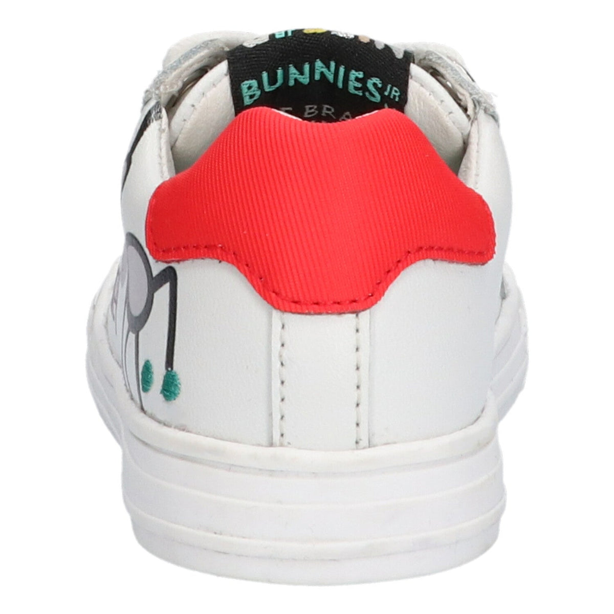 Fiona Ferm Lage Sneakers Jongens Wit Aapje