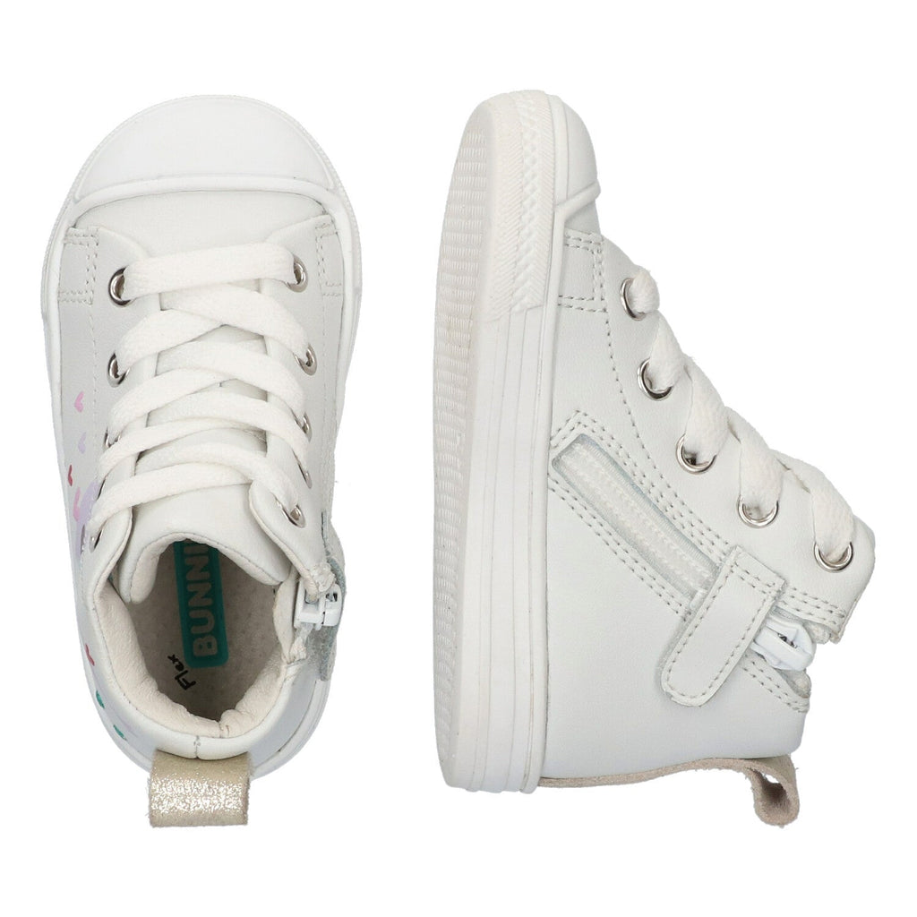 Frans Ferm Hoge Sneakers Meisjes Wit Prinses