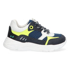 Steve Spring Lage Sneakers Jongens Blauw Neon